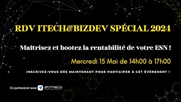 Image principale de LES RDV ITECH & BIZDEV  :  Maîtrisez et boostez la rentabilité de votre ESN