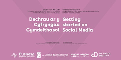 Hauptbild für Dechrau ar y Cyfryngau Cymdeithasol//Getting started on Social Media