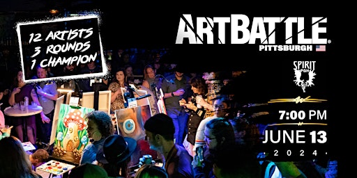 Imagem principal do evento Art Battle Pittsburgh - June 13, 2024