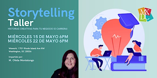 Imagem principal do evento Storytelling: historias creativas para tu negocio (o carrera)