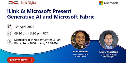 Immagine principale di Microsoft Lunch Event - Generative AI and Microsoft Fabric 