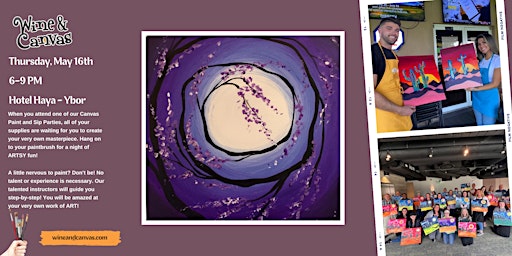 Ybor Paint and Sip – Lavender Moon