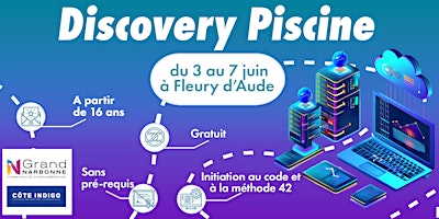 Discovery Piscine @ Fleury d'Aude (11) avec 42 Perpignan Occitanie primary image