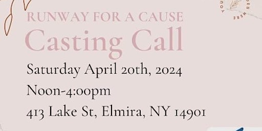 Runway for a Cause Model Casting Call primary image