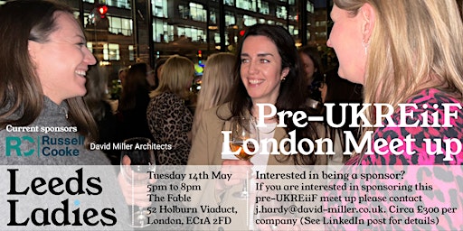 Hauptbild für Pre-UKREiiF London Meet up