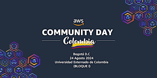 Imagem principal do evento AWS Community Day Colombia