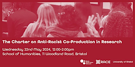 The Charter on Anti-Racist Co-Production in Research Launch