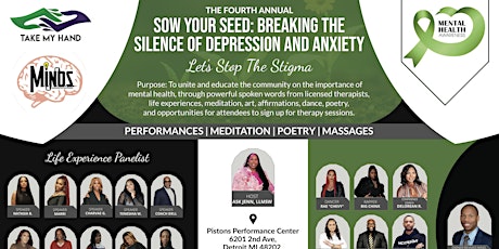 Sow Your Seed: Breaking The Silence of Anxiety & Depression