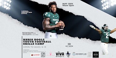 KHRIS BOGLE YOUTH FOOTBALL SKILLS CAMP