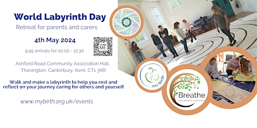 Hauptbild für Breathe Retreat on World Labyrinth Day - for parents and carers 04/05/24