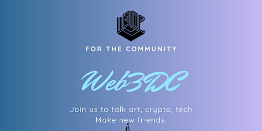 Imagem principal do evento Web3DC, District Crypto Mixer