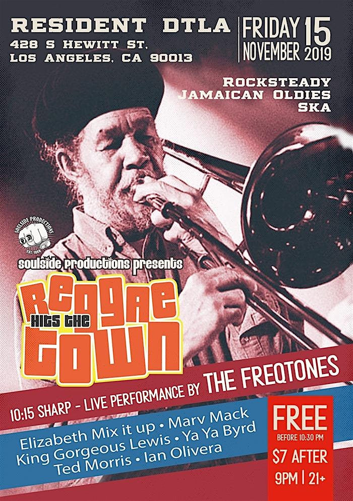 Reggae Hit the Town + Performing Live - The FreQtones