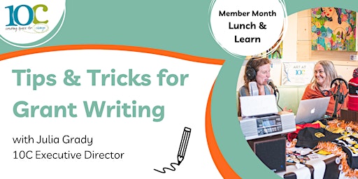 Primaire afbeelding van Lunch and Learn: Tips and Tricks for Successful Grant Writing