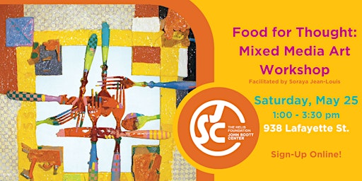 Imagem principal do evento Food for Thought: Mixed Media Art Workshop