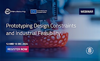 Image principale de WEBINAR: Prototyping Design Constraints and Industrial Feasibility