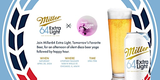 Imagem principal do evento Rooftop Yoga and Happy Hour w/ Miller64 (VIP)