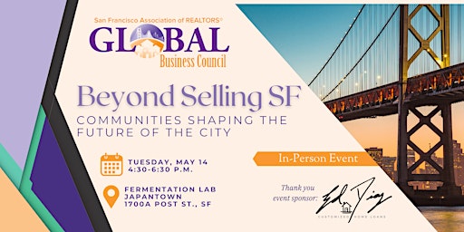 Imagem principal do evento Beyond Selling SF