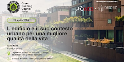 Immagine principale di L'edificio e il suo contesto urbano per una migliore qualità della vita 