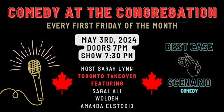 Comedy Night @ The Congregation Detroit TORONTO TAKEOVER