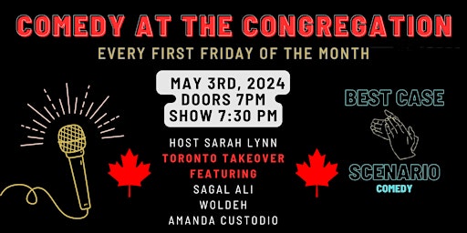 Primaire afbeelding van Comedy Night @ The Congregation Detroit TORONTO TAKEOVER