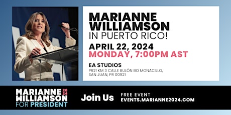 Join Marianne in Baltimore, MD!