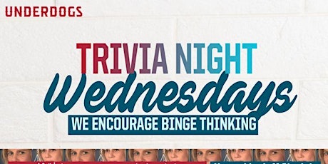 Weekly Trivia Night at Underdogs