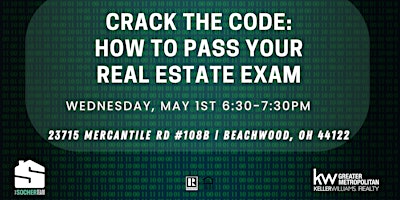 Primaire afbeelding van Crack the Code: How to Pass the Real Estate Exam!