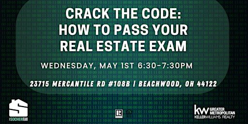 Immagine principale di Crack the Code: How to Pass the Real Estate Exam! 