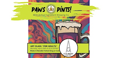 Imagem principal do evento Paws and Pints! at Active Ingredient