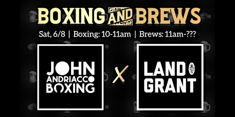 Imagen principal de Boxing & Brews: Land-Grant Brewing Co. hosts J.A.B.