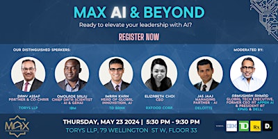 Primaire afbeelding van MAX AI & Beyond: Ready to Elevate your Leadership with AI?