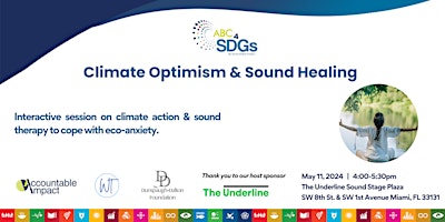 Immagine principale di Climate Optimism & Sound Healing 