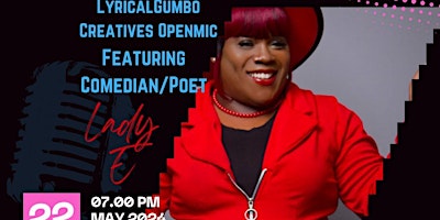 Imagem principal do evento WineDown Wednesday Creatives Open Mic featuring Comedian/Poet Lady E