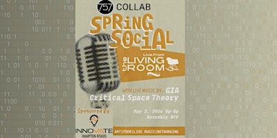 Imagem principal do evento 757 Collab Spring Social: Live from the Living Room by Social Supply