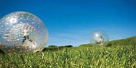 Zorbing in Hyde Park