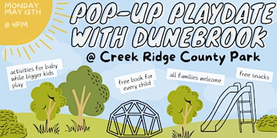 Dunebrook Pop-Up Playdate at Creek Ridge primary image