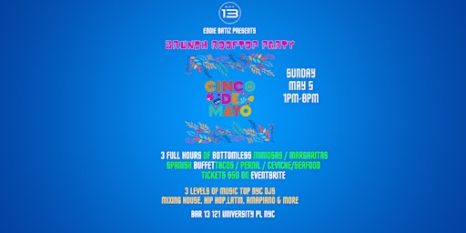 Imagen principal de Cinco de Mayo: Brunch & Beats Rooftop Party