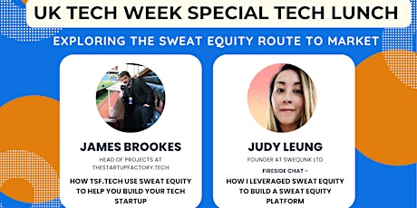 UK Tech Week Special Tech Talk - Exploring Sweat Equity Route to Market