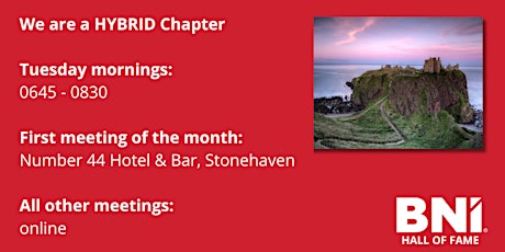 BNI Hall of Fame (Stonehaven) Business Networking