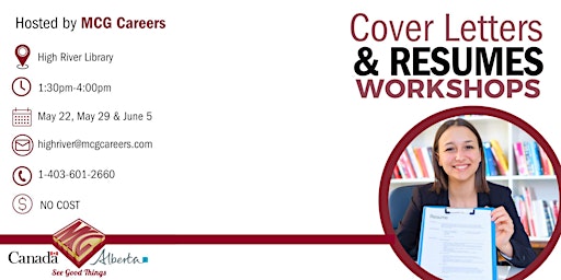 Imagem principal do evento Cover Letters & Resumes Workshops by MCG Careers