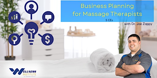 Imagem principal do evento Business Planning 101 for Massage Therapists