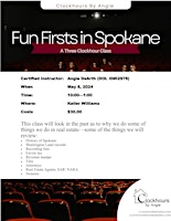 Imagem principal do evento Fun Firsts in Spokane!