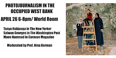 NEW EVENT DATE! Photojournalism in the Occupied West Bank primary image