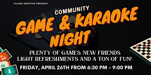 Community Game & Karaoke Night! primary image