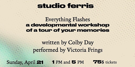 Imagen principal de Immersive theater experience: Everything Flashes