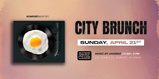 Primaire afbeelding van CITY BRUNCH NEWPORT - Hosted at Surf Club by Spiffy