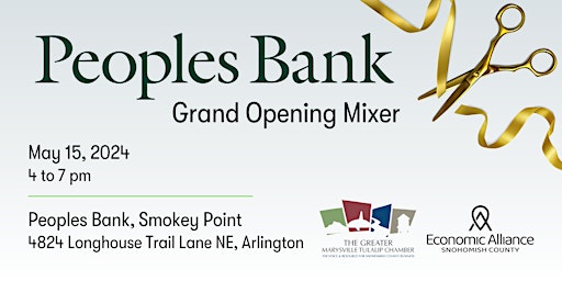 Imagem principal do evento Peoples Bank Grand Opening Mixer