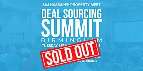 Property Networking | The Saj Hussain Property Meet | 16th April 2024  primärbild