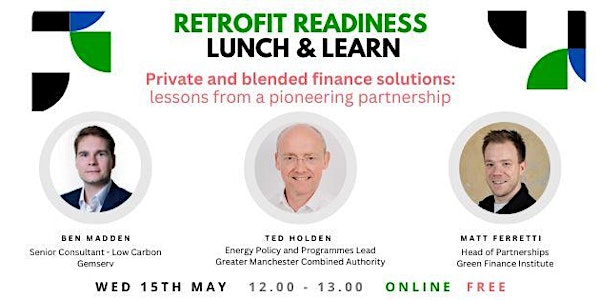 Private & blended finance retrofit: lessons from a pioneering partnership
