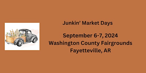Imagem principal do evento Junkin' Market Days Fall Market (Vendors)